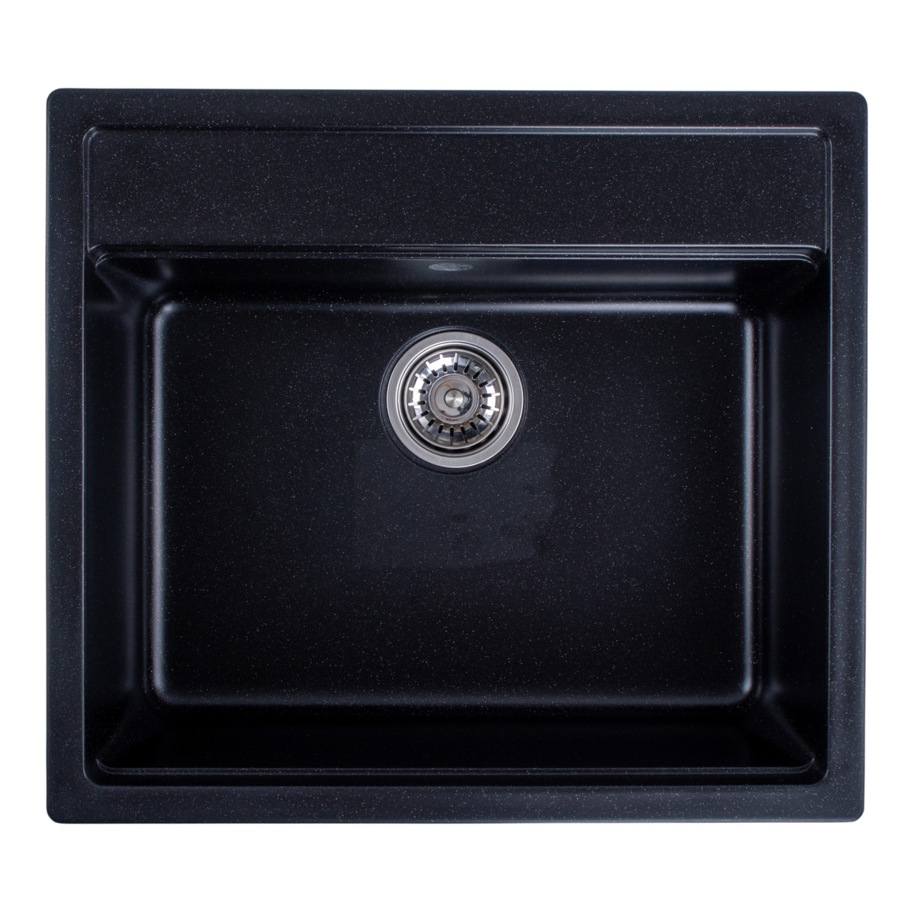 Мийка кухонна гранітна Platinum NIKA 5751 чорний металік глянець