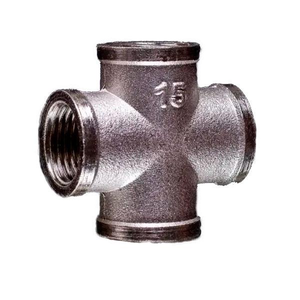 Хрестовина латунна Lexline 1/2В нікельована