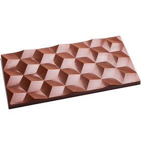 Форма для шоколаду полікарбонатна Куби 80 г Chocolate World