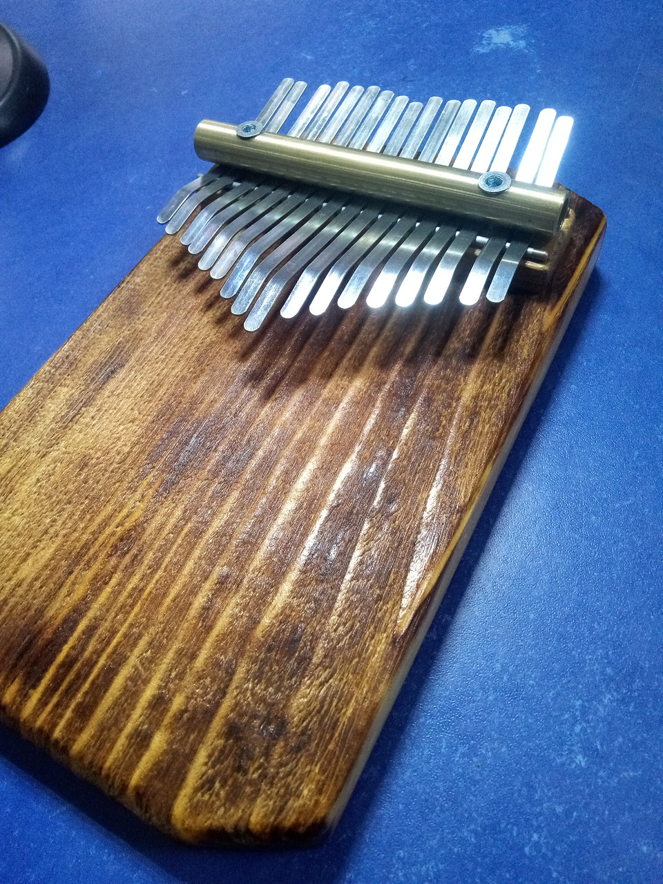 КАЛИМБА деревянная на 17 клавиш, ручная работа, портативное пианино Kalimba (бархатное дерево) - фото 4 - id-p1700044942