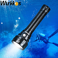 Подводный фонарь Wurkkos DL40 4xSamsung LH351D 5000K, 2x26650/18650 Li-Ion, 5000 люмен (для дайвинга)
