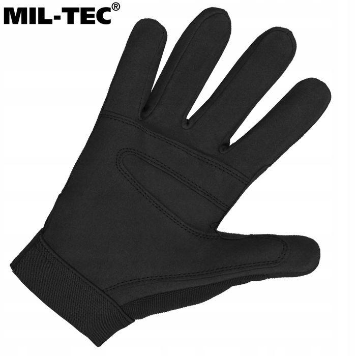 Перчатки для стрельбы Mil-Tec Black S M L XL XXL. Тактические военные перчатки Германия Оригинал! - фото 2 - id-p1700055654