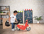 Скутер Smoby Доставляння їжі зі знімним боксом Червоний (721007), фото 7