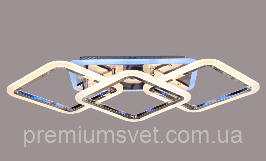 Люстра світлодіодна стельова MX2400/2+1LC HR LED 3 color dimmer, фото 1