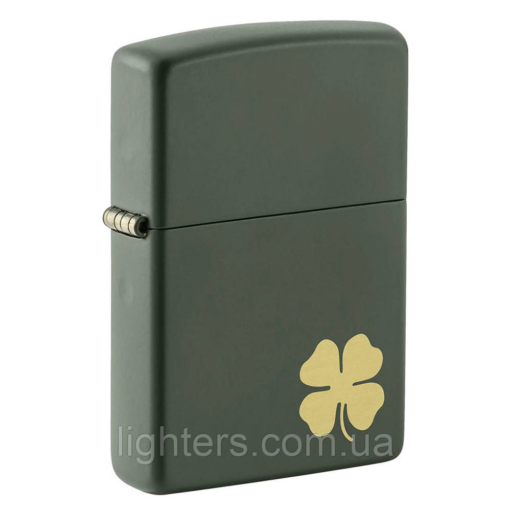 Zippo Four Leaf Clover 49796, запальничка zippo чотирилиста конюшина