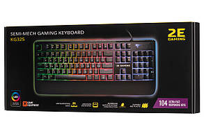2E Gaming Клавіатура ігрова KG325 LED USB Black Ukr