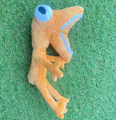 М'яка плюшева іграшка Жовтогарячий Райдужний Друг 30 см Роблокс Orange Rainbow Friends Plush Roblox