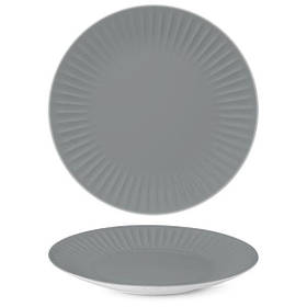 Тарілка 27 см, серія Ribby Gravel Gray G.Benedikt