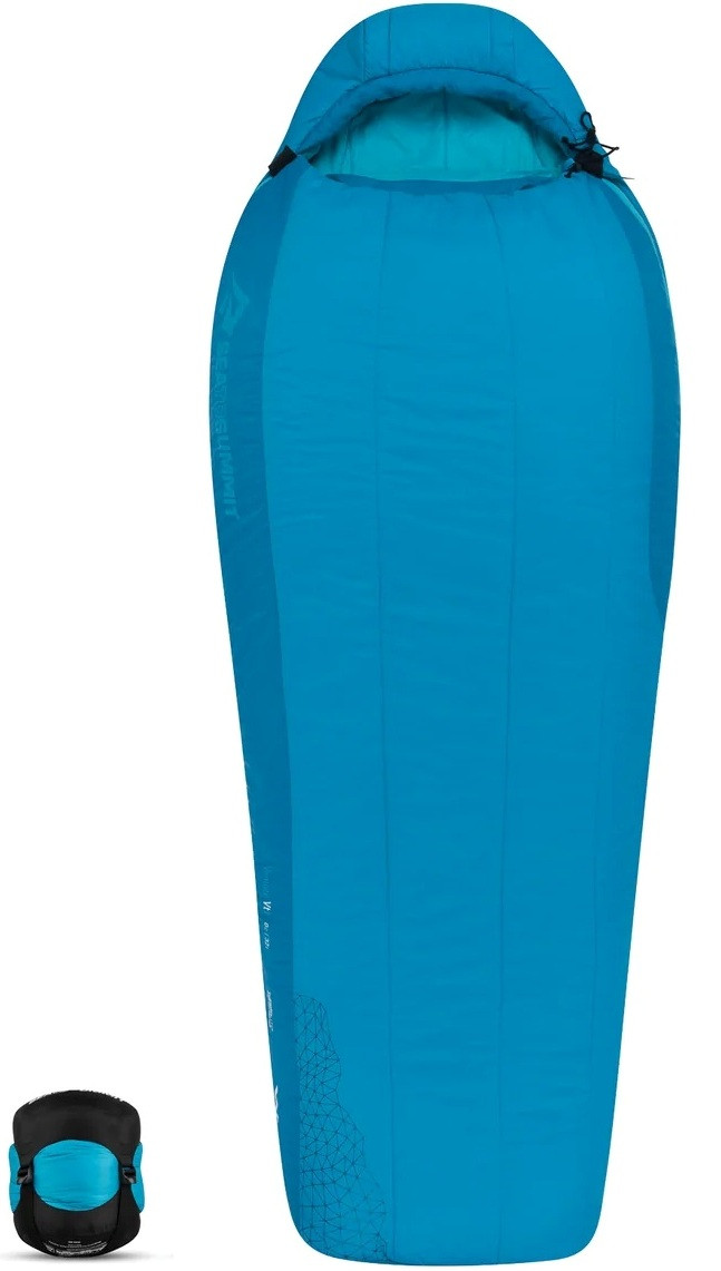 Спальний мішок-кокон Sea To Summit Venture VT II Long, Right Zip (Blue)