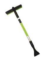 Телескопическая вращающаяся щетка со скребком и алюминиевой ручкой Bi-Plast BL1530 126см (5см-126см)