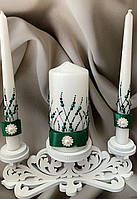 Свадебные свечи Семейный очаг "Колоски" оттенки - в ассорт.