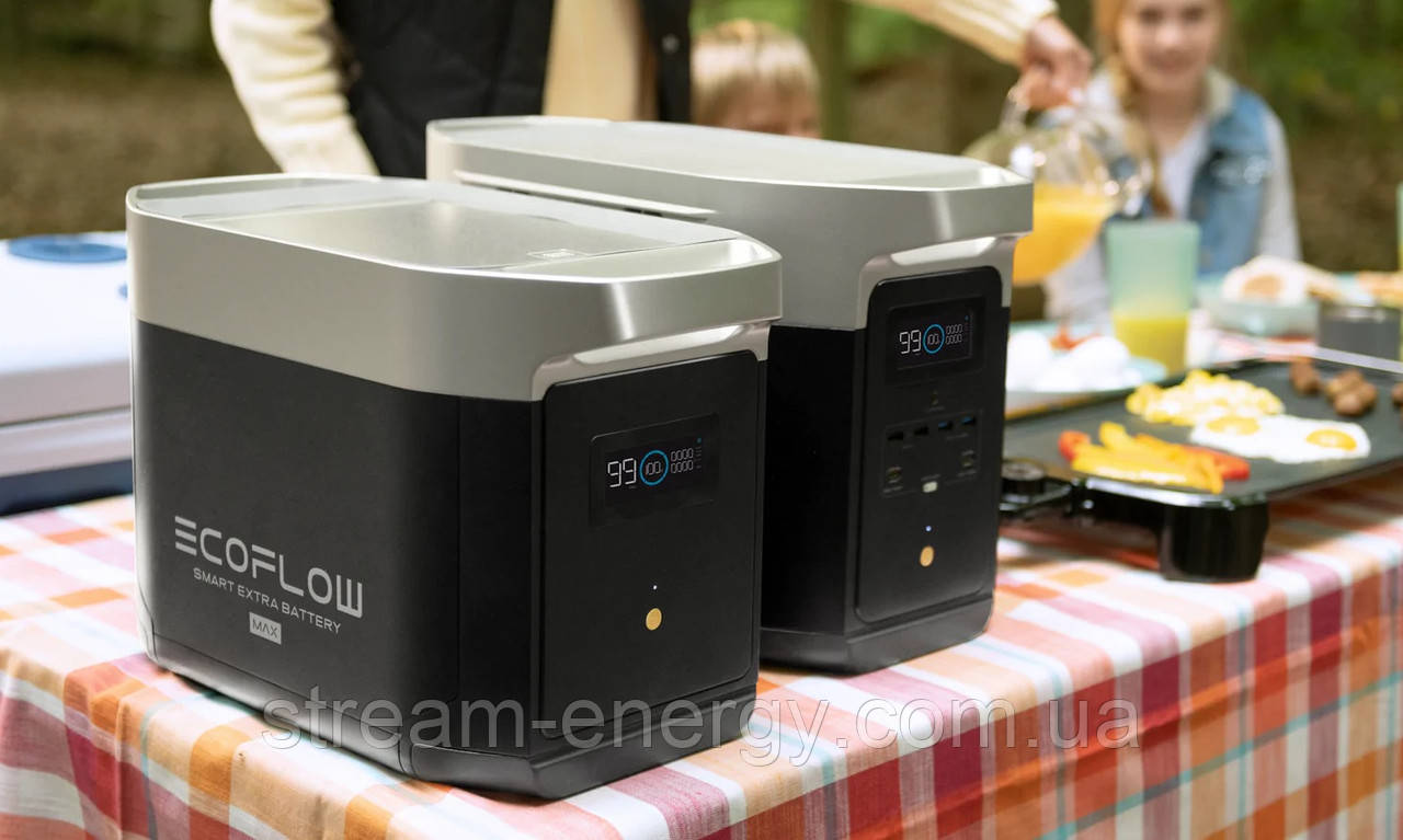 Зарядна станція EcoFlow DELTA Max 1600 (1612 Вт·г) - для будинку, квартири, на вулиці, в полі, для кемпінгу