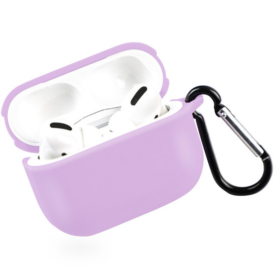 Чохли для Apple AirPods PRO CASPTM силіконовий бузковий, фото 1