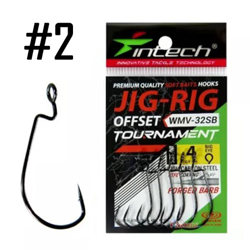 Гачок офсетний Intech Tournament JIG-RIG Offset WMV-32SB #2