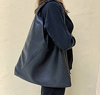 Шкіряна чорна сумка-шопер на плече Akira, Італія, кольори в асортименті