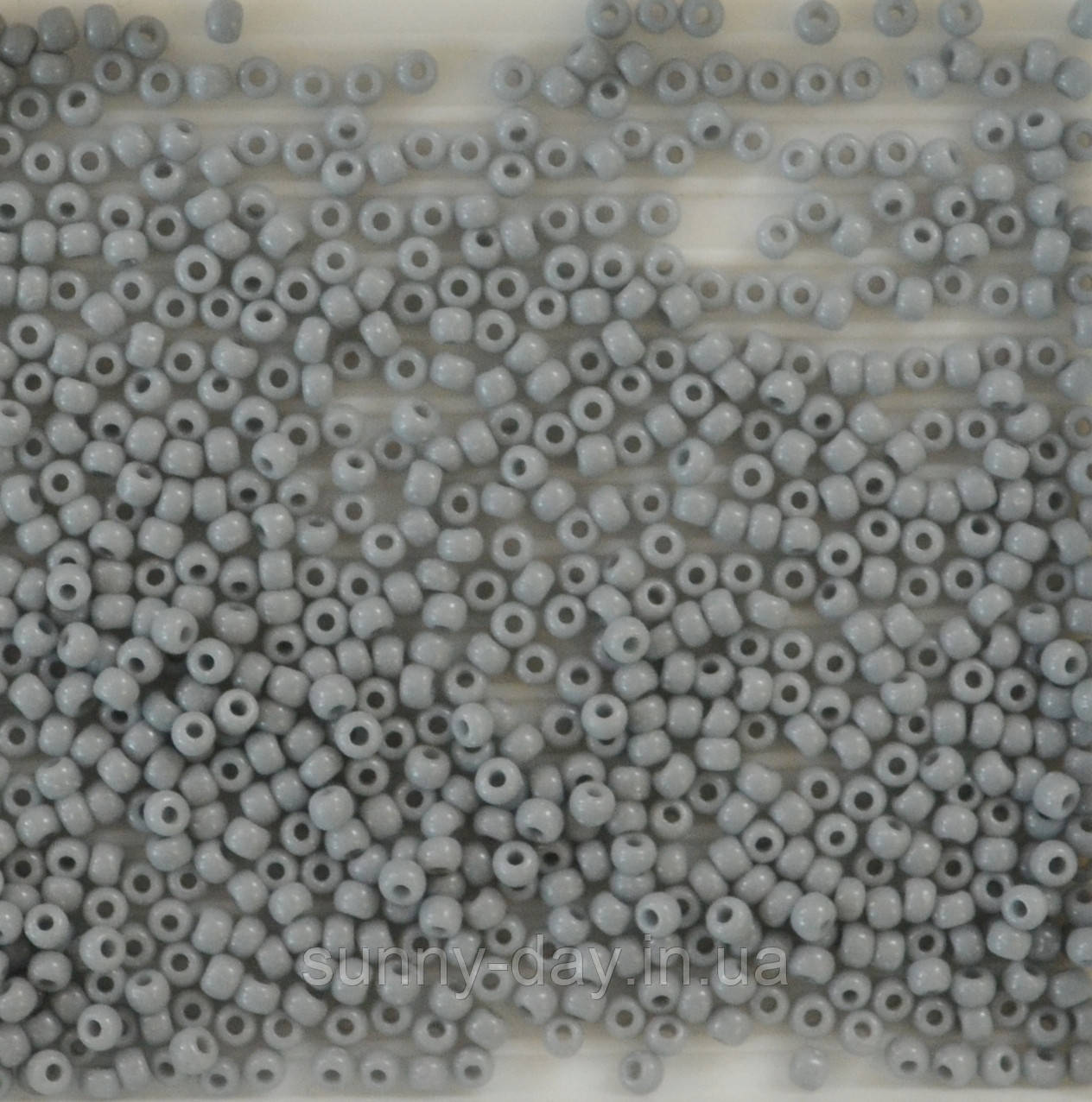 Бісер Miyuki Round Rocailles 10/0 колір - натуральний світло сірий, фото 1