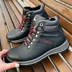 Дитячі зимові Черевики чоботи на хлопчика шкіряні 37 розмір преміум якості, дитяче зимове взуття