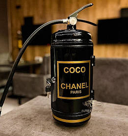 Вогнегасник бар у чорному глянцевому кольорі, Coco Chanel