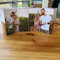 Фотокубик 14х14 см Универсальный размер. + Бесплатная подарочная упаковка