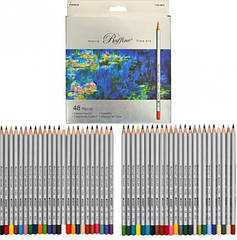 Олівці кольорові Marco Raffine 48 кольорів BS, КОД: 7440176