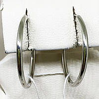 Сережки-кольца серебряные d=24mm 1,73 г