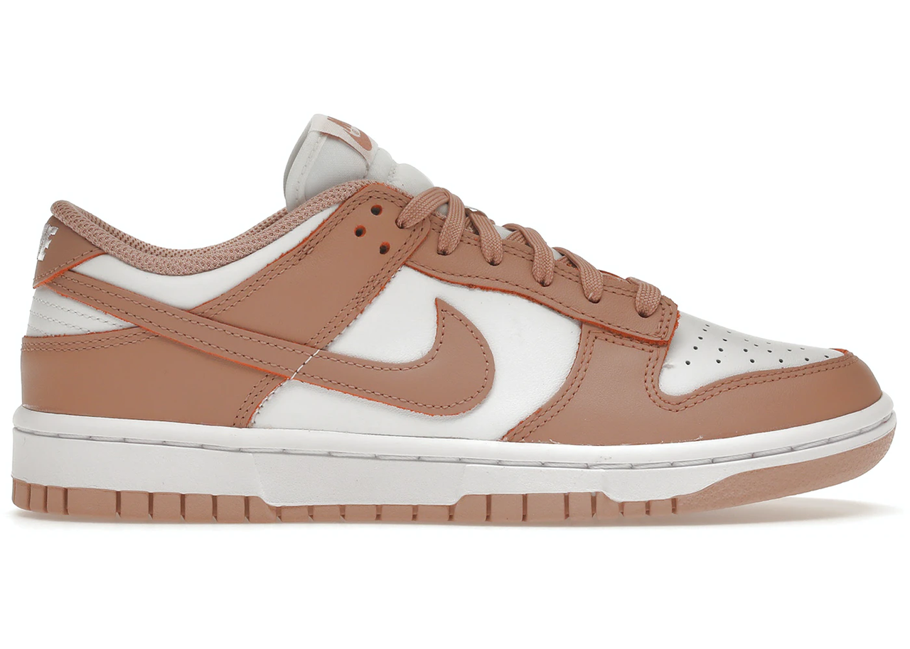 Женские Кроссовки Nike Dunk Low Rose Whisper (найк Сб Данк, Бежевые ...