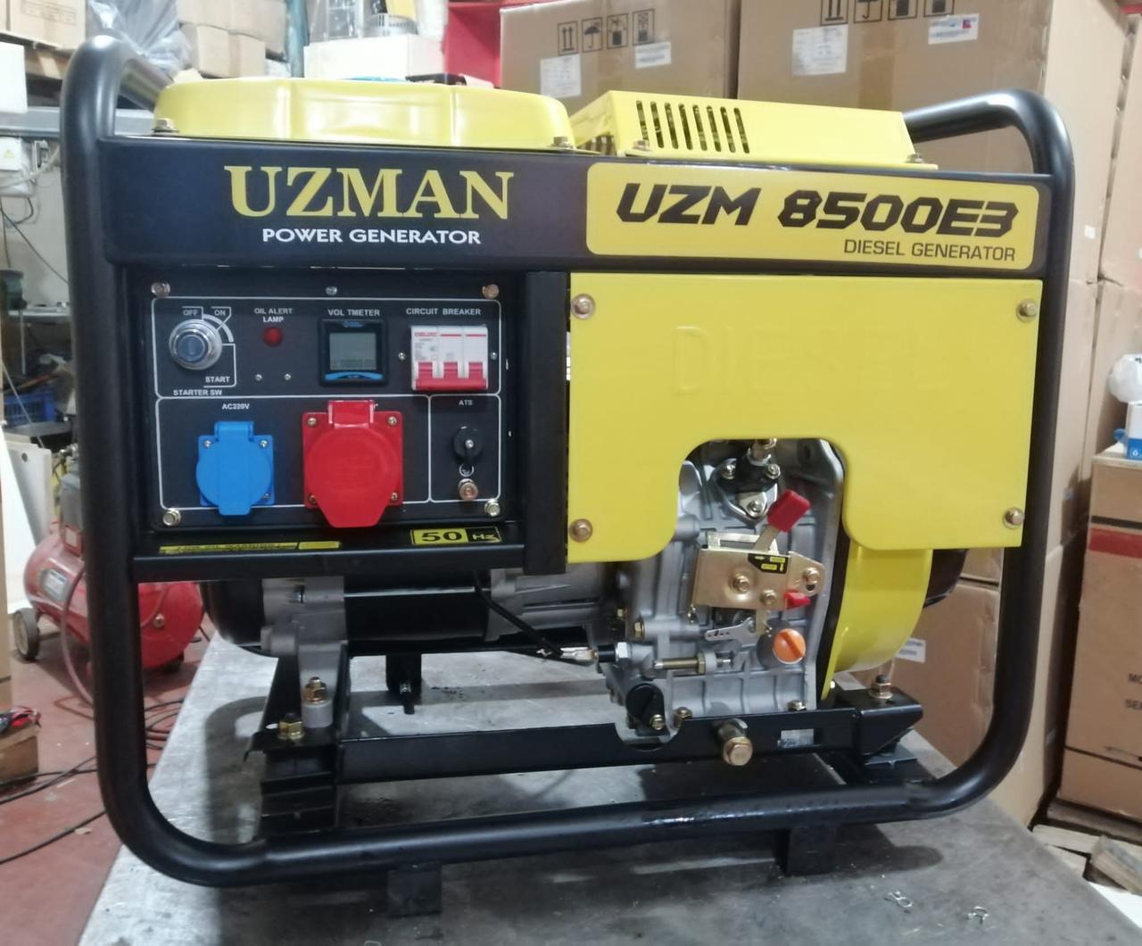 Портативний дизельний генератор Uzman UZD 8500 E3
