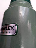 Термос STANLEY Classic Legendary 1 літр зелений легкі косметичні пошкодження, фото 7