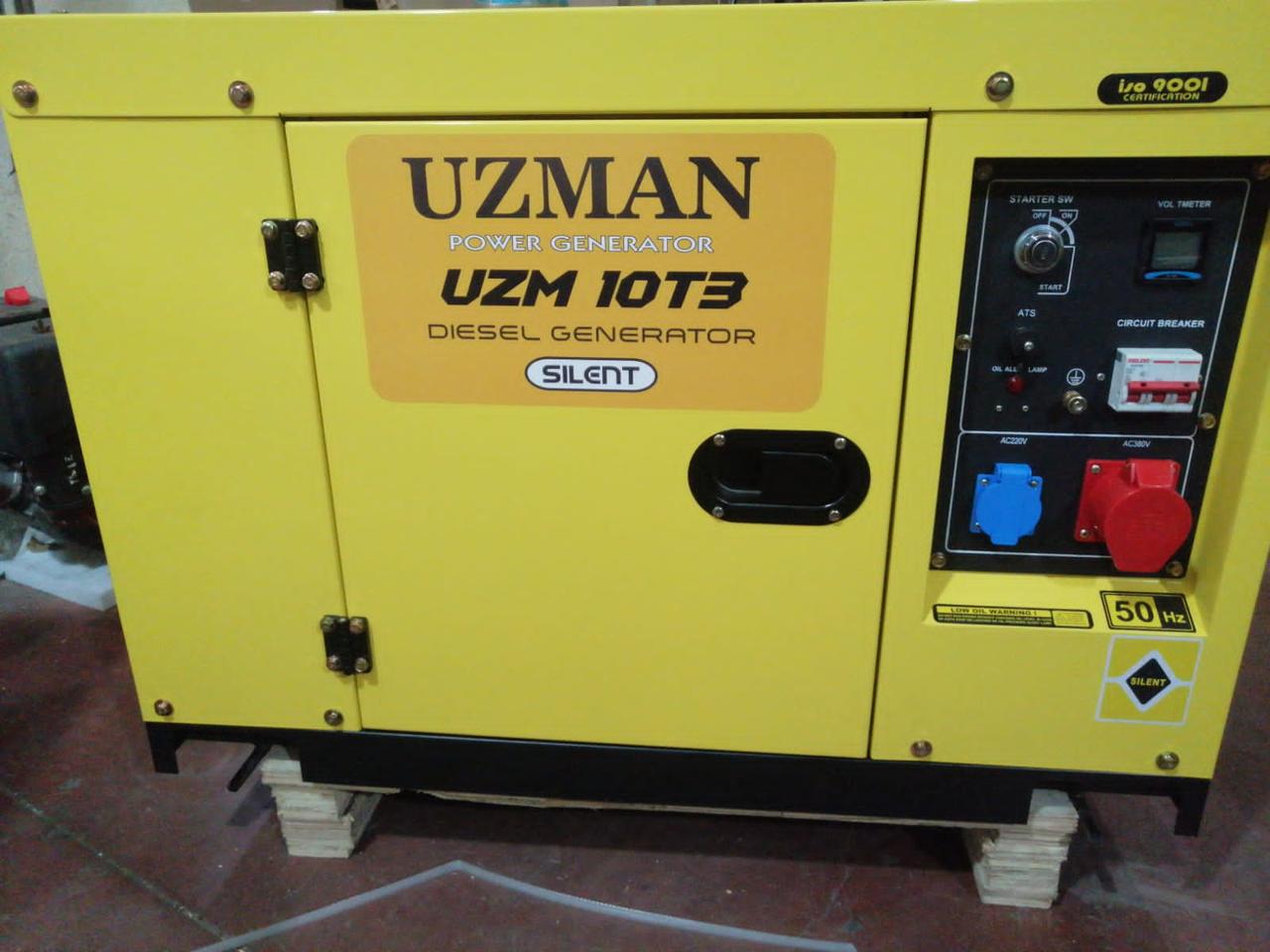 Дизельний генератор Uzman UZD 8500 T3 портативний