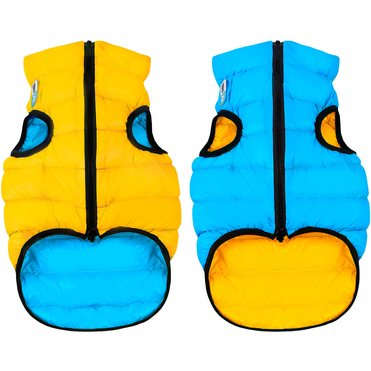 Куртка Airy Vest S 35 жилет жовто-блакитний Colors of freedom для собак, фото 1