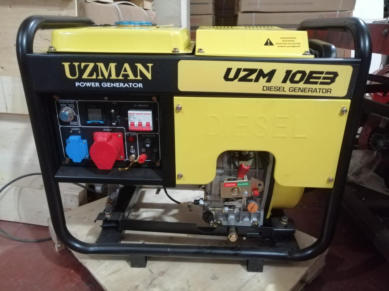 Дизель-генератор Uzman UZD 10 E3 портативний