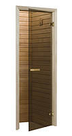 Двері для сауни та лазні Raiser (бронза)