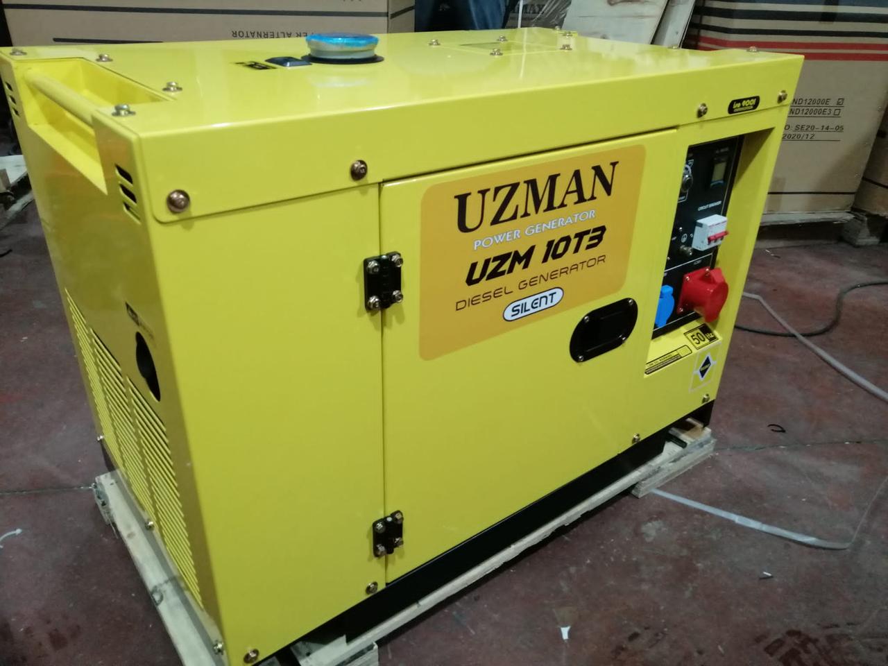 Портативний дизель-генератор Uzman UZD 10 T3