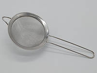 Сито друшляк маленьке кухонне кругле кухонне кругле нержавійка з широкою окантовкою D 12 cm L 28 cm IKA SHOP
