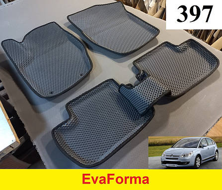 3D килимки EvaForma на Citroen C4 '05-09, килимки ЕВА, фото 2