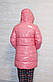 Куртка зимова для дівчинки рожева Pink, фото 4
