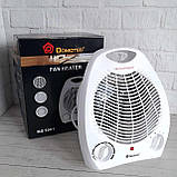 Електричний дуйчик тепловентилятор Domotec MS-5901 підлоговий настільний нагрівач дуйка 2000 Вт, фото 5