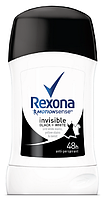 Антиперспирант-стик Rexona Invisible Black + White женский, 40 мл