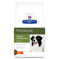 Корм Hill's PD Canine Metabolic (Хіллс метаболік при ожирінні та зайвій вазі у собак), 1,5кг.