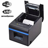 Принтер чеків Xprinter XP-N160II (USB, WiFi, автообрізання чека, 80 мм)