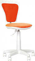 Детское компьютерное кресло Министайл Ministyle White GTS Ab-17 оранжевое Новый Стиль IM