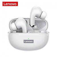 Беспроводные наушники Lenovo LP5 TWS Bluetooth 5.0 (белые)