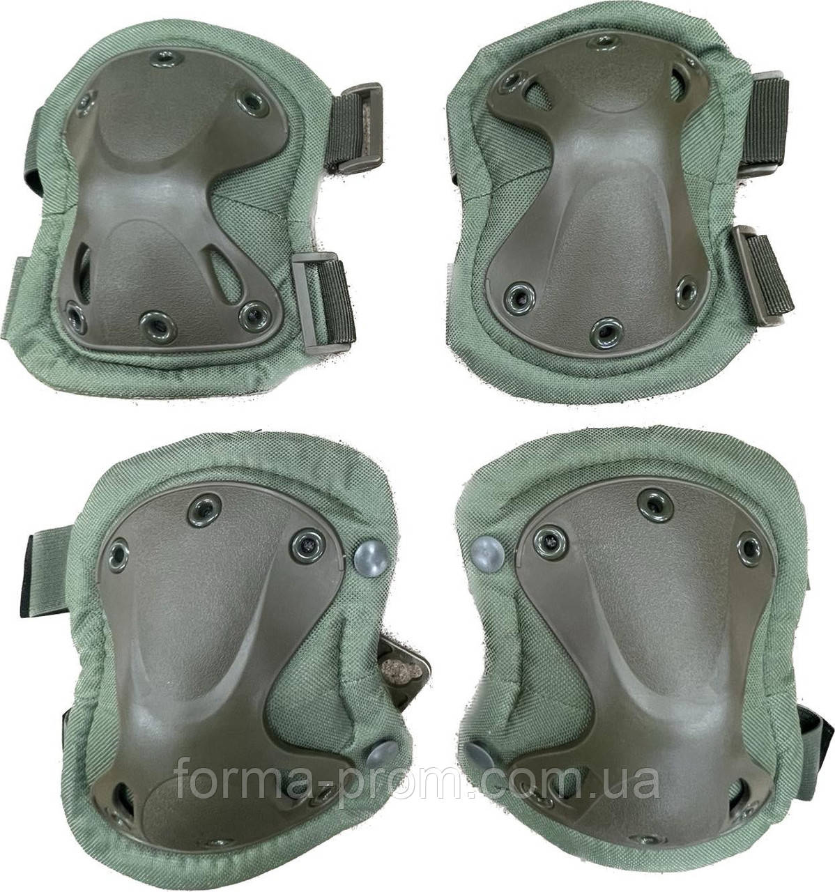 Наколінники та налокітники тактичні олива, фото 1
