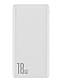 Повербанк Baseus 10000mAh USB/Type-C PD/QC Bipow Quick Charge White, фото 2