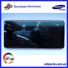 Дисплей із сенсором Samsung G780 Galaxy S20 FE Red, GH82-24219E, оригінал у складі з рамкою!