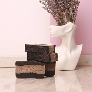 Мило Лате з тертими какао-бобами Cocoa Bean Soap