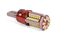 Светодиодная лампа T10 (W5W) 57LED 3014 12V 3W с обманкой Canbus