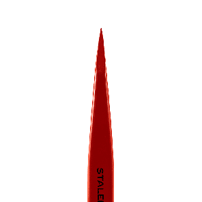 Пінцет для брів STALEKS PRO EXPERT 11 TYPE 5 Red TE-11/5, фото 3