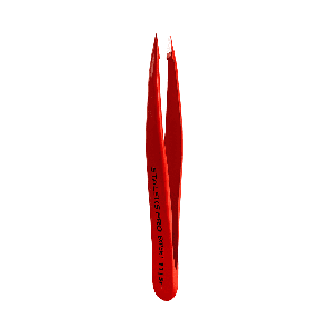 Пінцет для брів STALEKS PRO EXPERT 11 TYPE 5 Red TE-11/5, фото 4