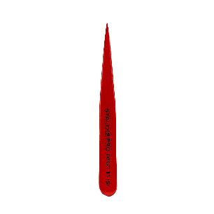 Пінцет для брів STALEKS PRO EXPERT 11 TYPE 5 Red TE-11/5, фото 1